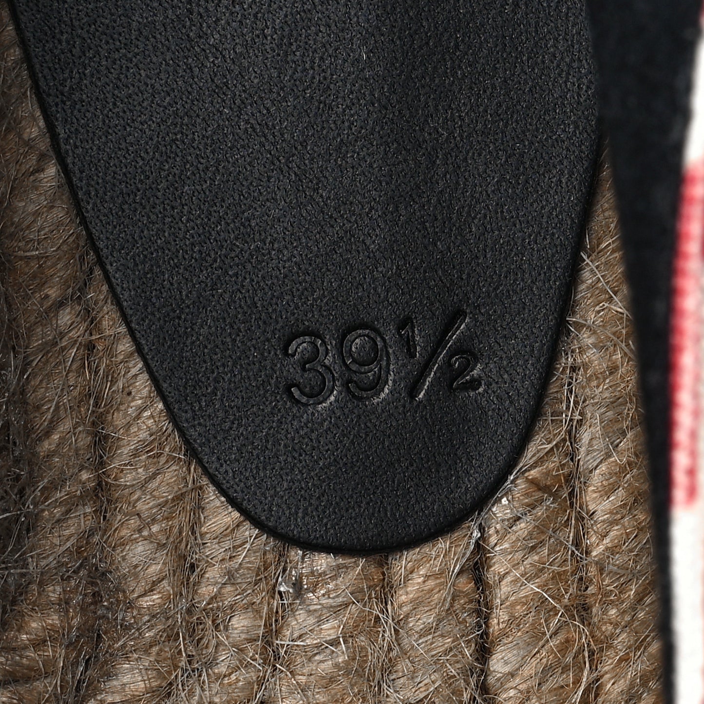 Lip Print Canvas Espadrilles 39.5 Bianco Rosso Black