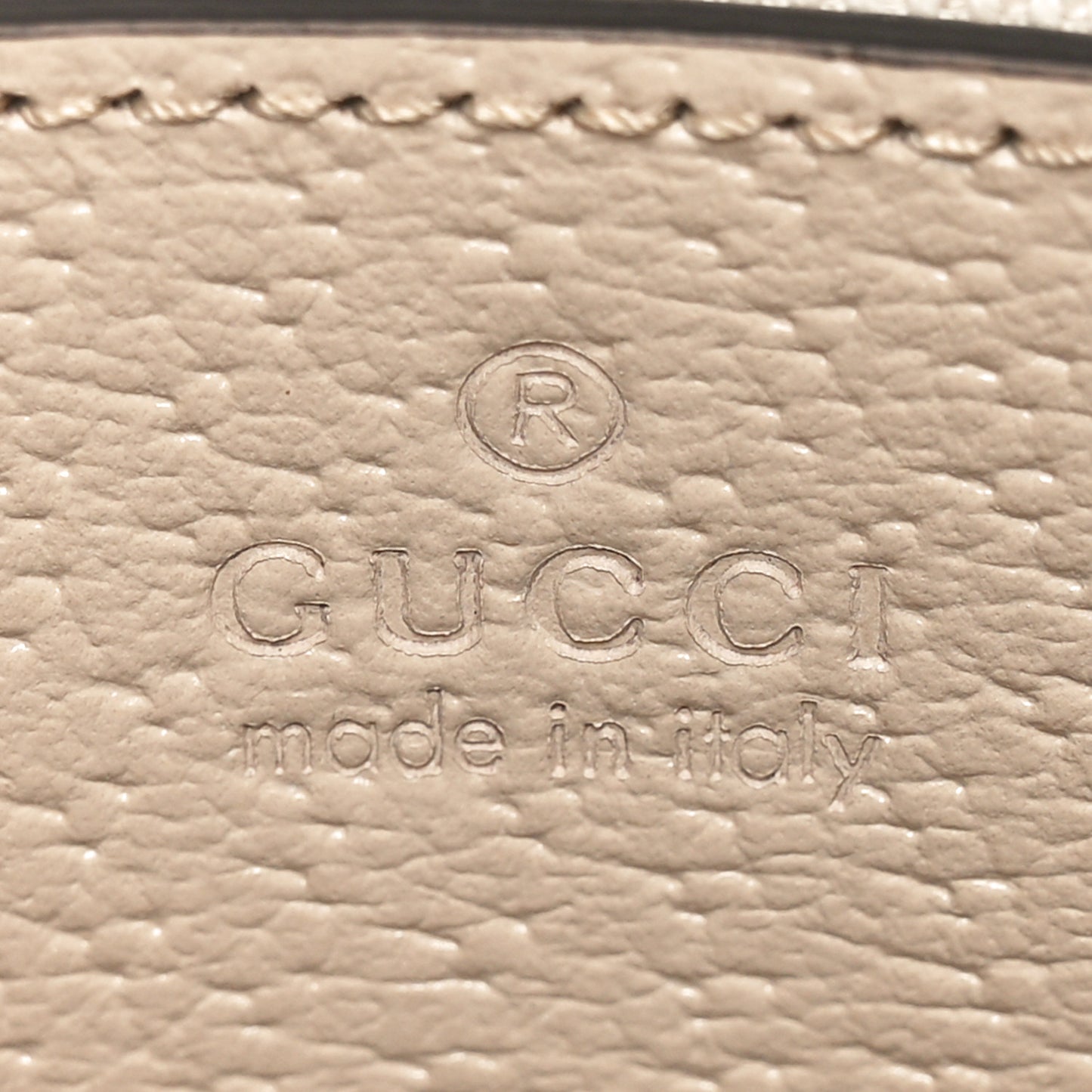 GG Supreme Monogram Textured Dollar Calfskin Web Small Ophidia GG Handbag Beige Mystic White Oatmeal