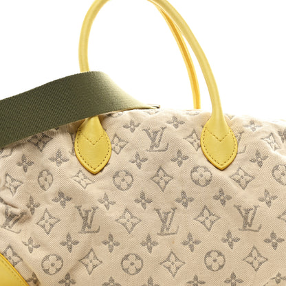 Louis Vuitton Monogram Denim Speedy Round Yellow 8 of 11