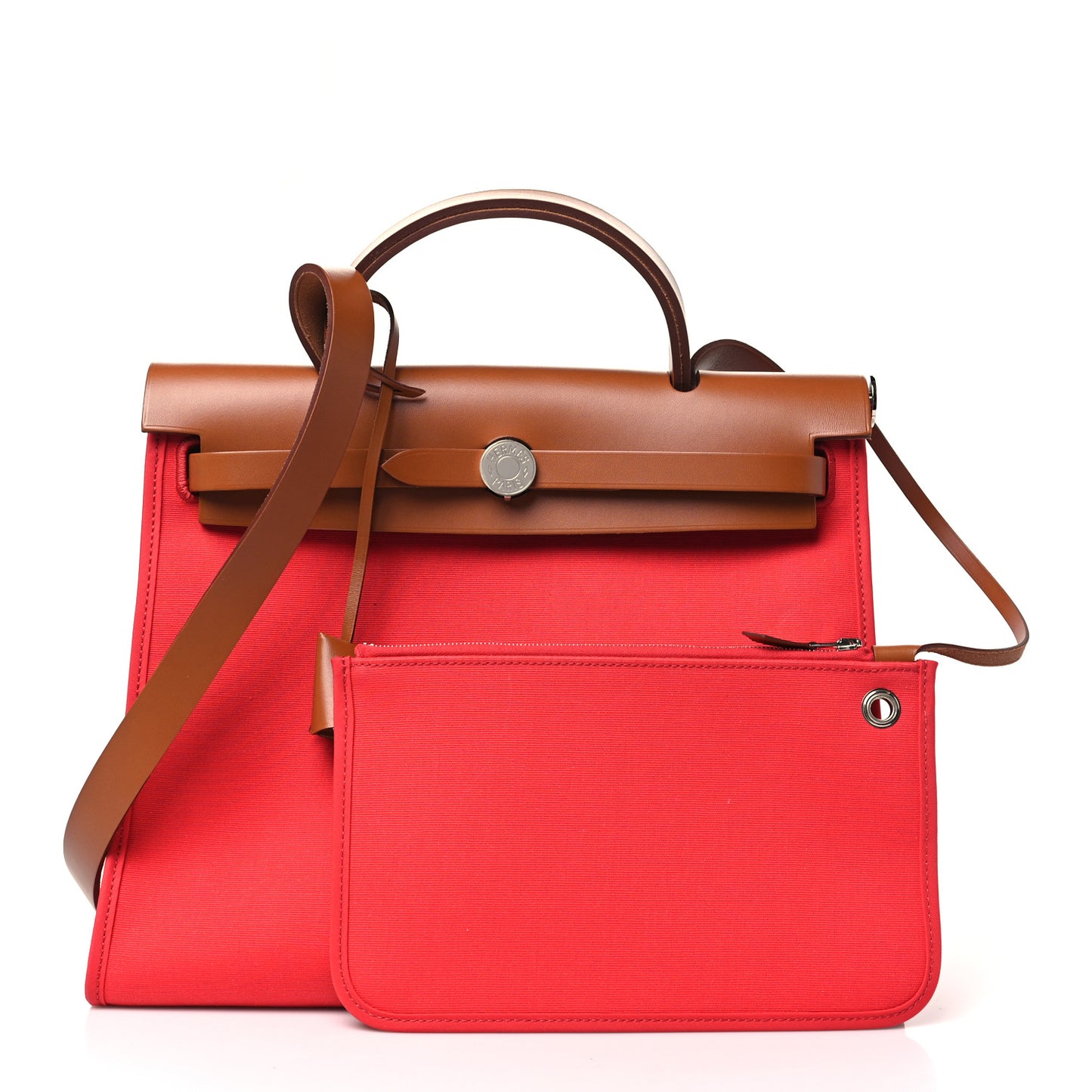 Vache Hunter Toile Herbag Zip 31 PM Rouge Tomate
