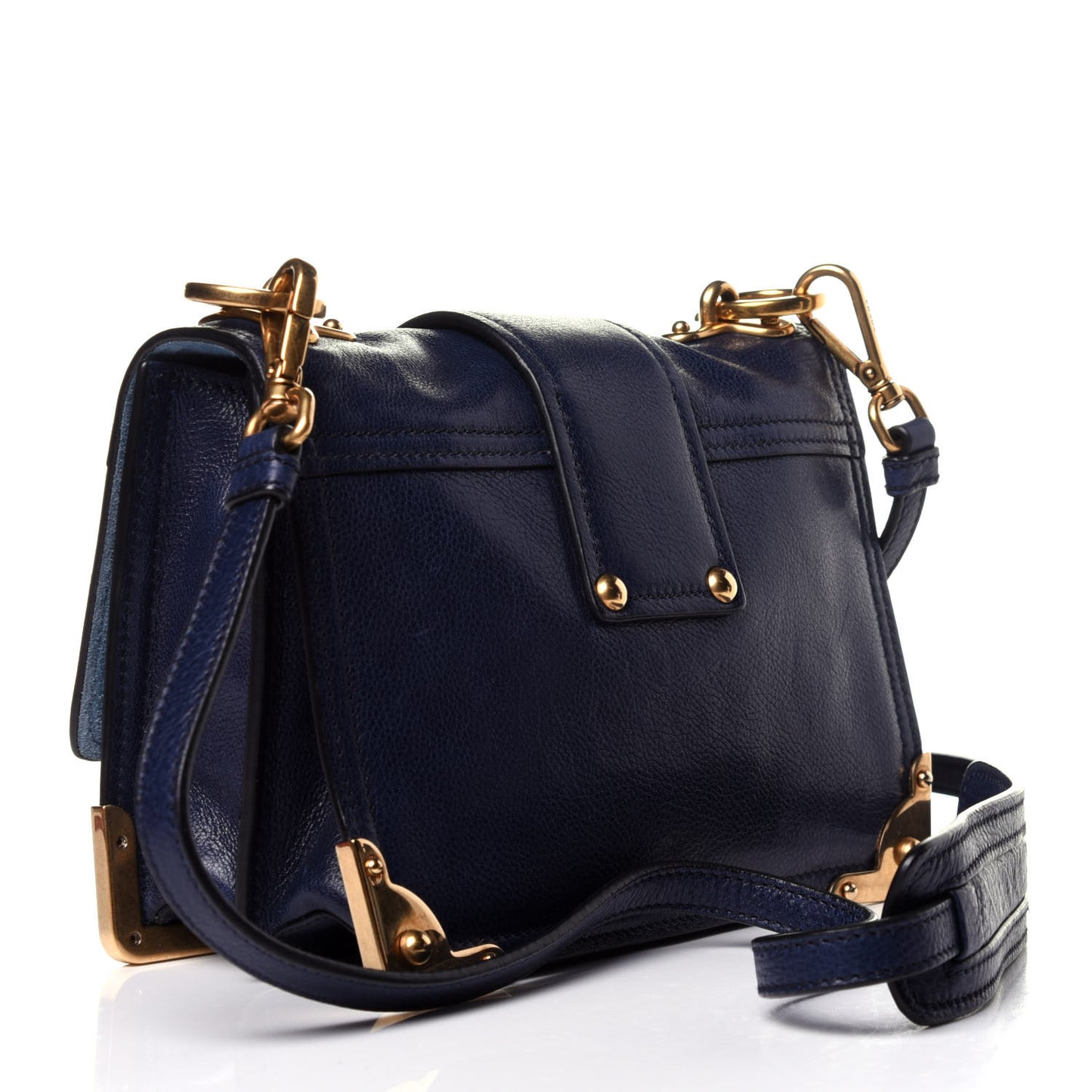 Glace Calf Soft Cahier Bag Baltico Astrale