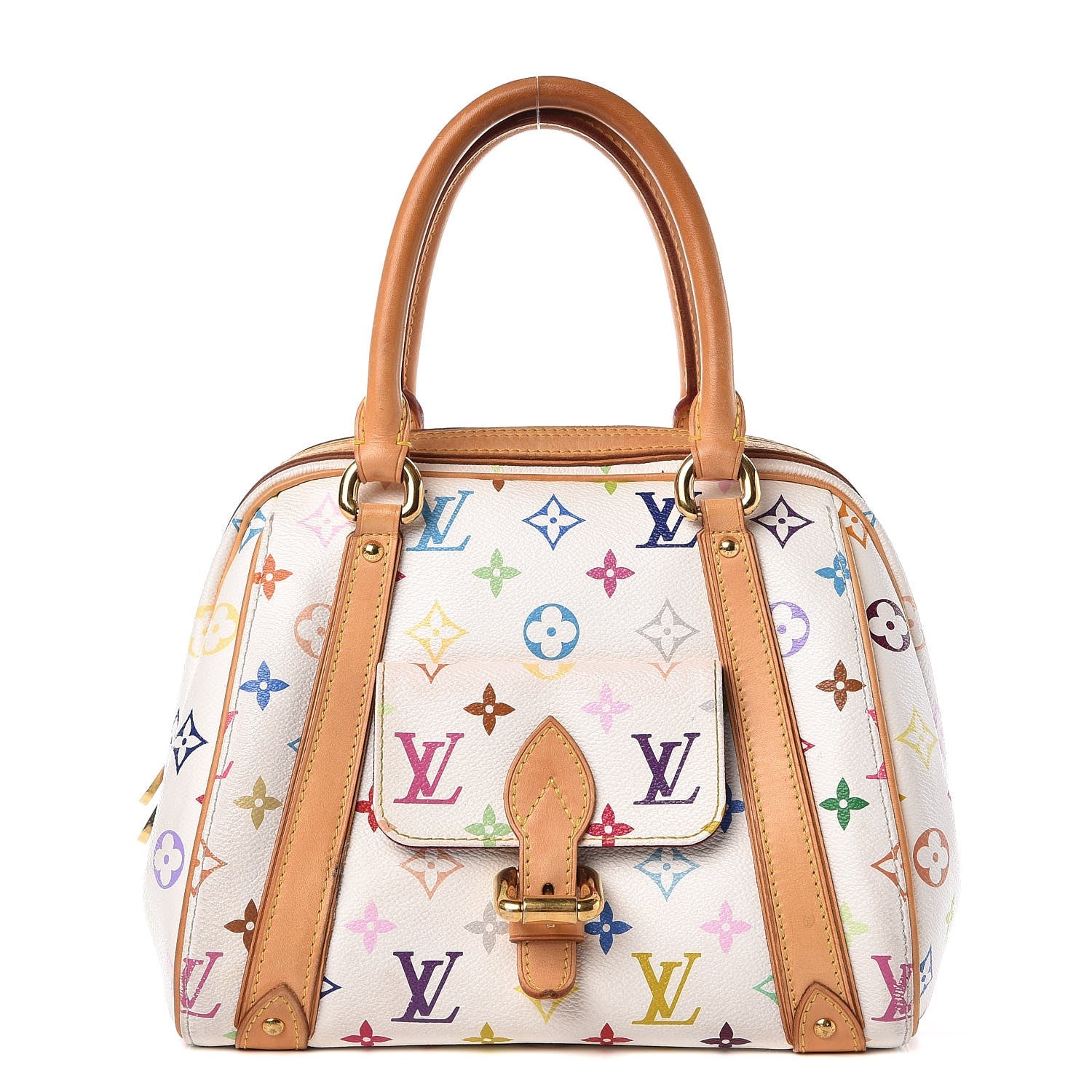 Louis Vuitton Monogram Multicolor Priscilla White 1 of 13