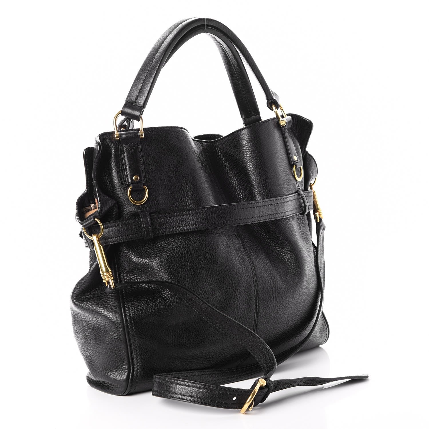 Burberry Calfskin Medium Raymond Black 4 of 9