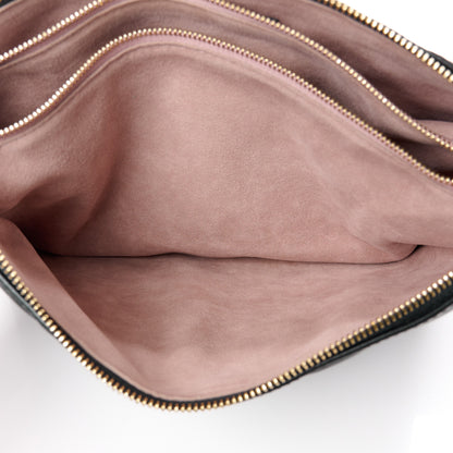 Louis Vuitton Lambskin Embossed Monogram Coussin PM Black 7 of 11