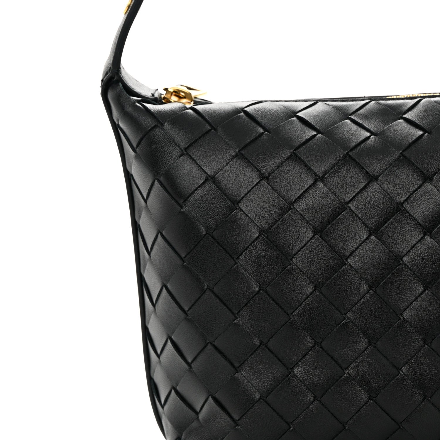 Bottega Veneta Calfskin Nappa Intrecciato Mini Wallace Black 8 of 13