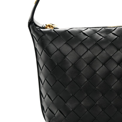 Bottega Veneta Calfskin Nappa Intrecciato Mini Wallace Black 8 of 13
