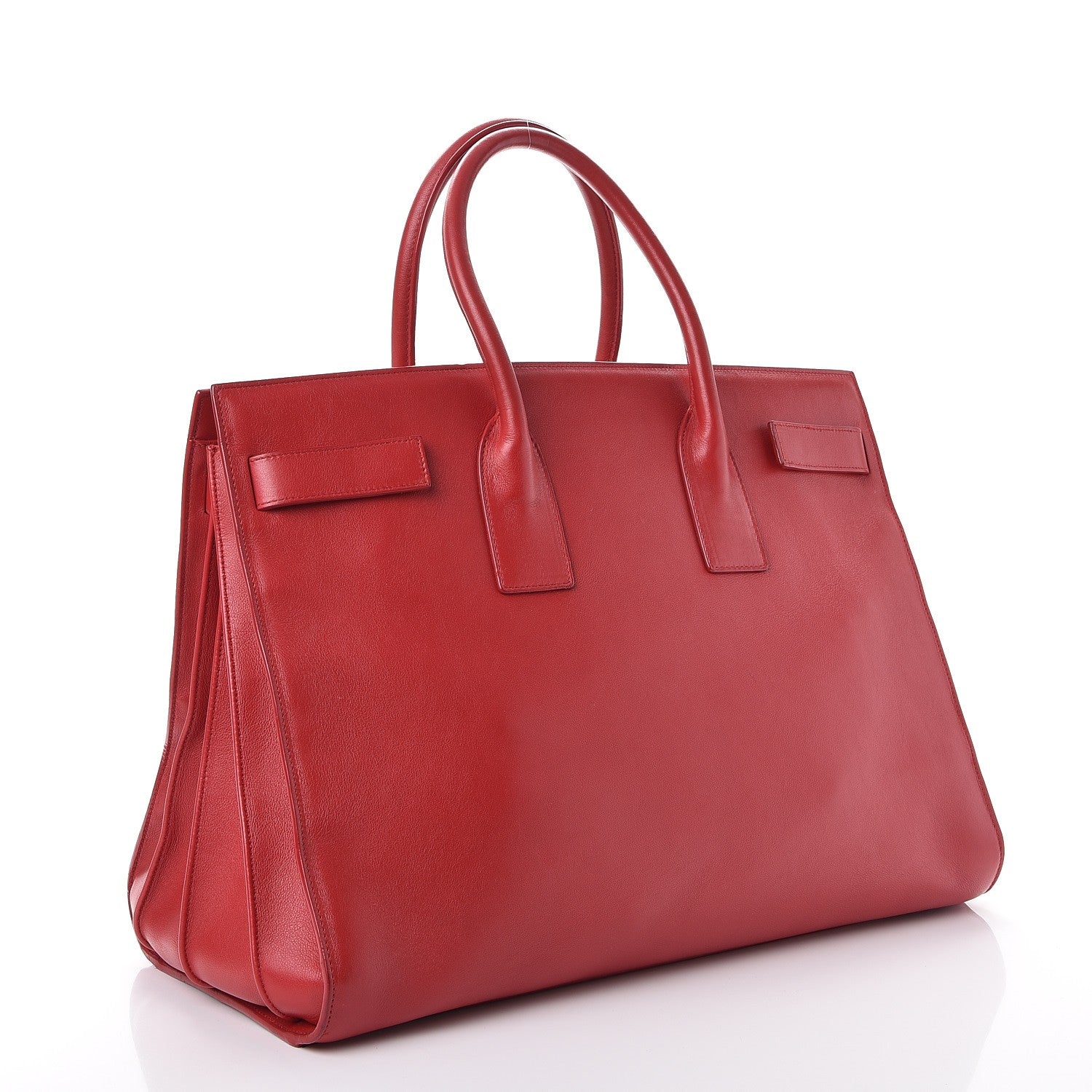Saint Laurent Calfskin Large Sac de Jour Carryall Rouge Orient 3 of 16