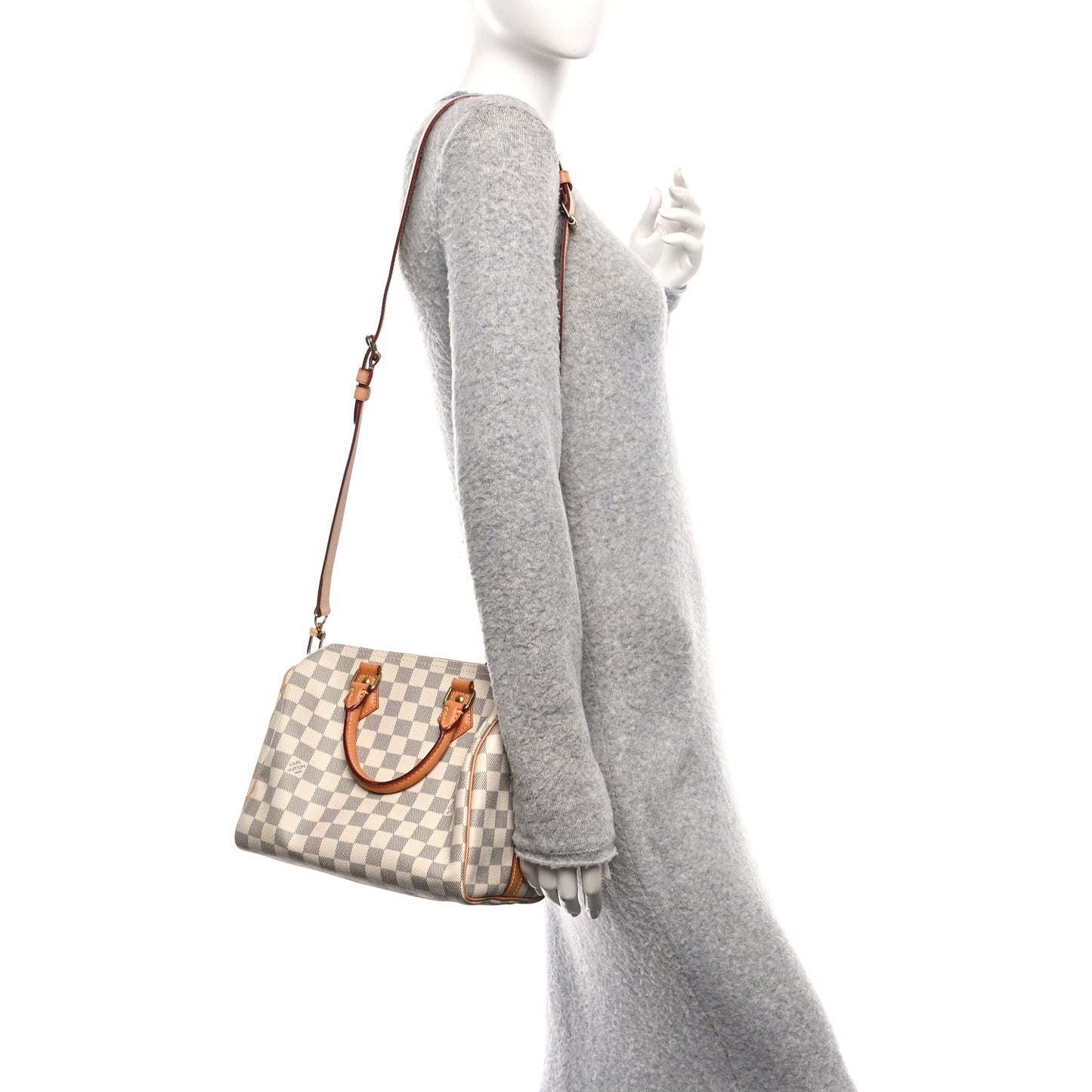 Damier Azur Speedy Bandouliere 25