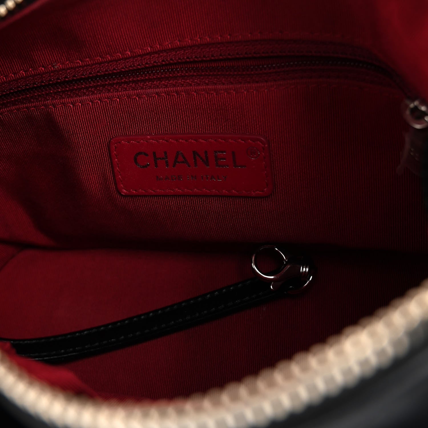 Chanel Aged Calfskin Quilted Small Gabrielle Hobo Black 6 of 10