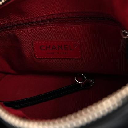 Chanel Aged Calfskin Quilted Small Gabrielle Hobo Black 6 of 10