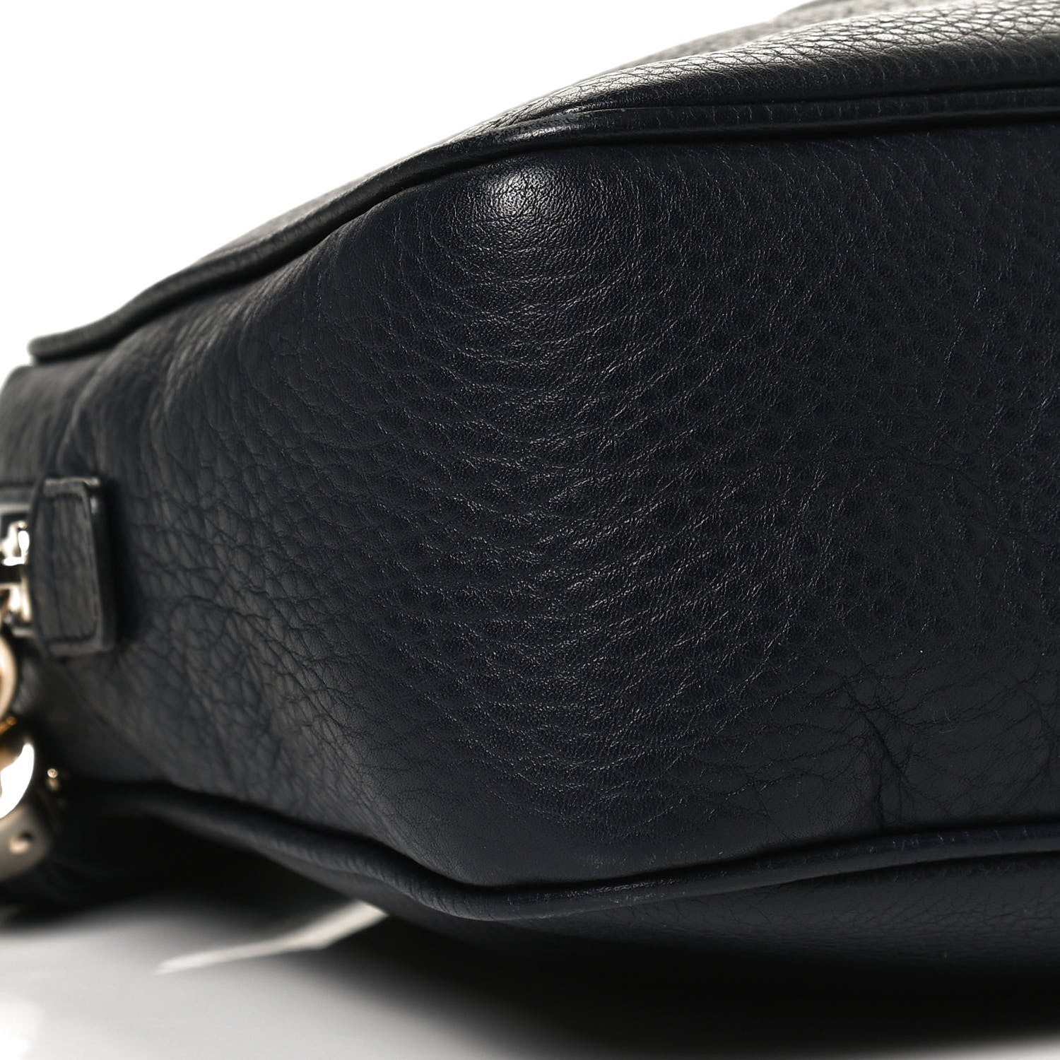 Gucci Pebbled Calfskin Small Soho Bowler Blue 9 of 10