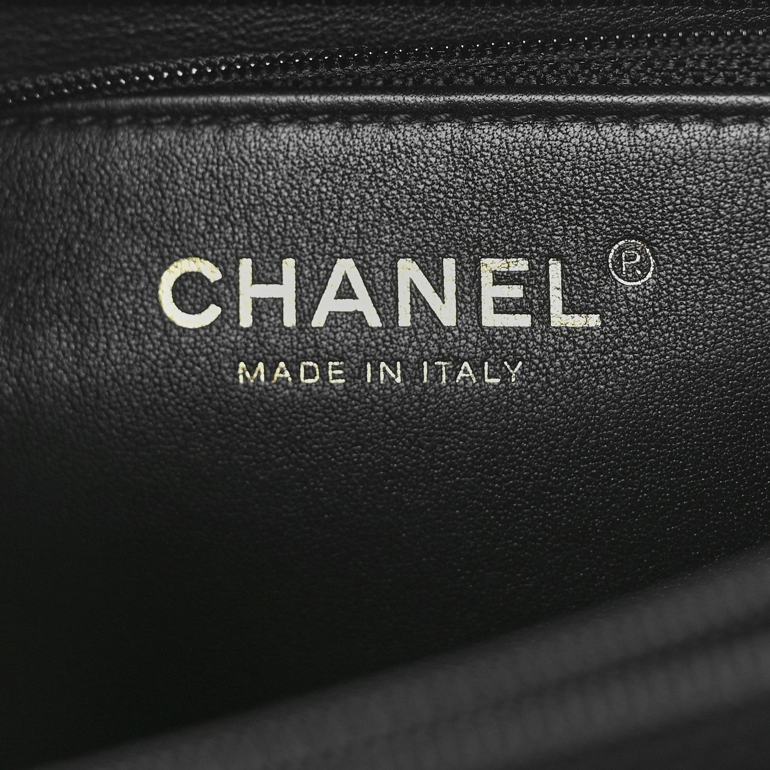 Chanel Caviar Quilted Medium CC Filigree Vanity Case Black 7 of 10