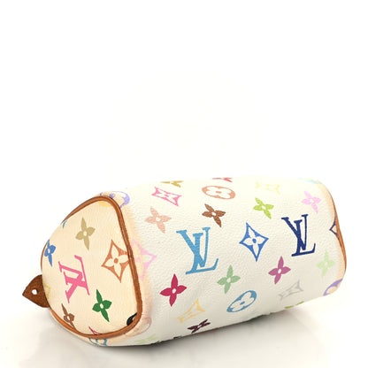 Louis Vuitton Monogram Multicolor Mini Sac HL Speedy White 4 of 9