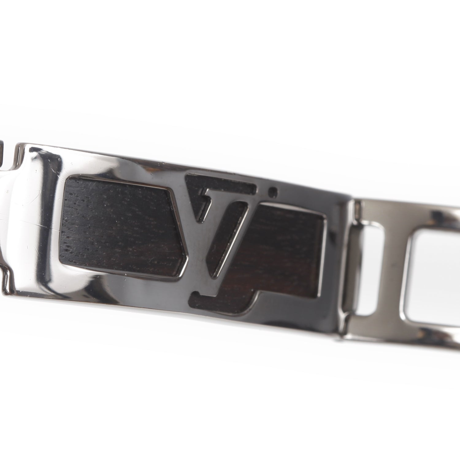 Louis Vuitton Mens Tiger Wood Cape Town Bracelet Silver 3 of 6