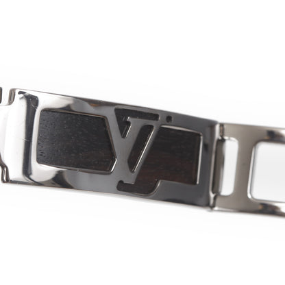 Louis Vuitton Mens Tiger Wood Cape Town Bracelet Silver 3 of 6