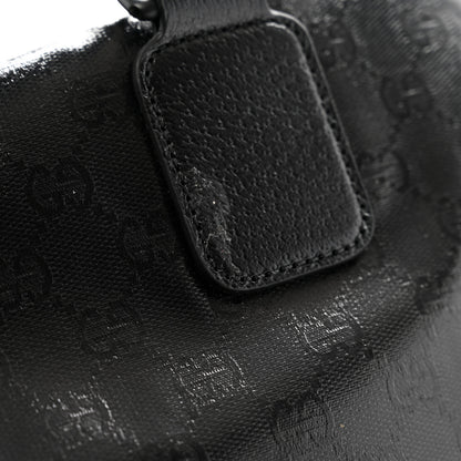 Gucci Crystal Monogram Web Large Duffle Bag Black 9 of 9