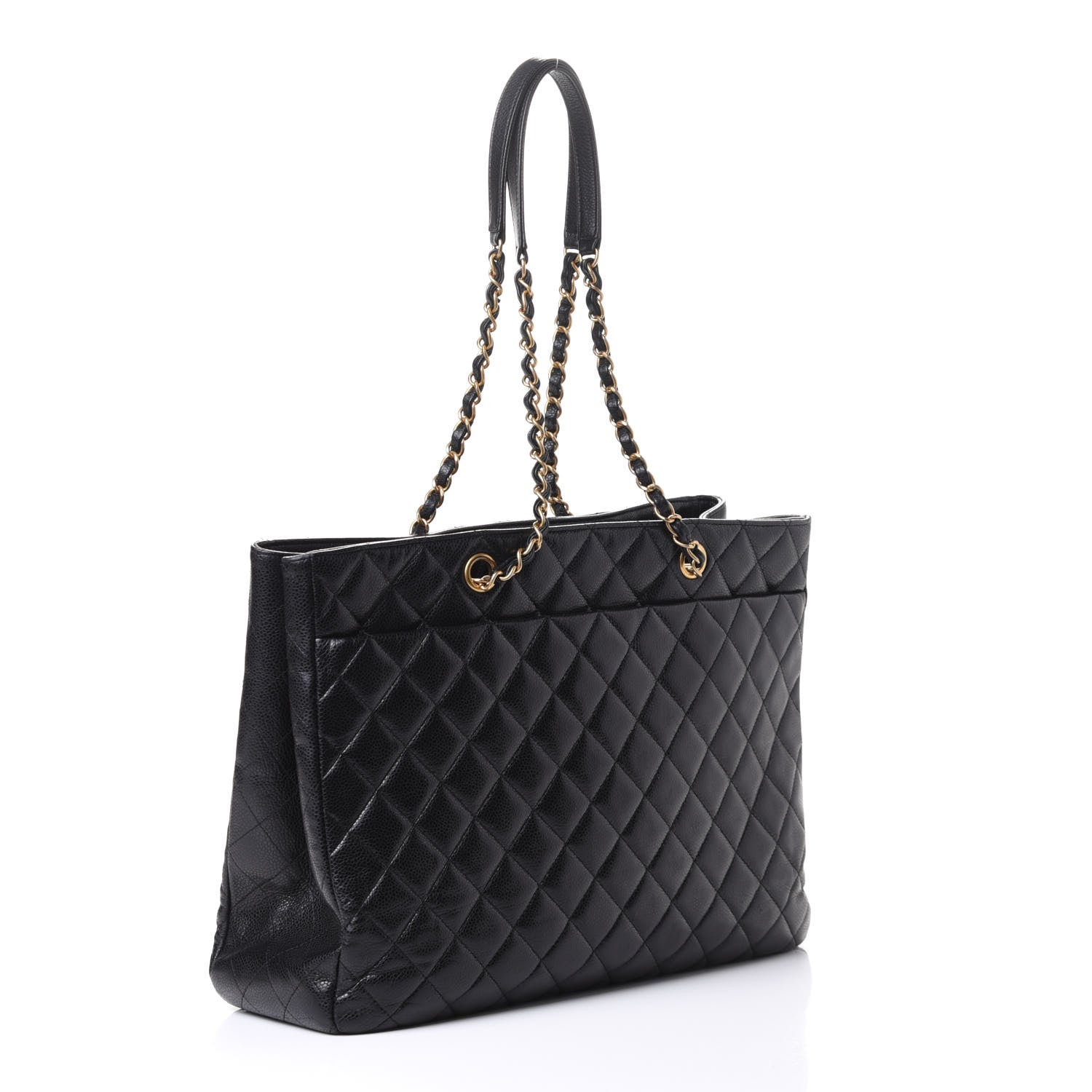 Chanel Caviar Quilted Large Shopping Tote Black 2 of 5