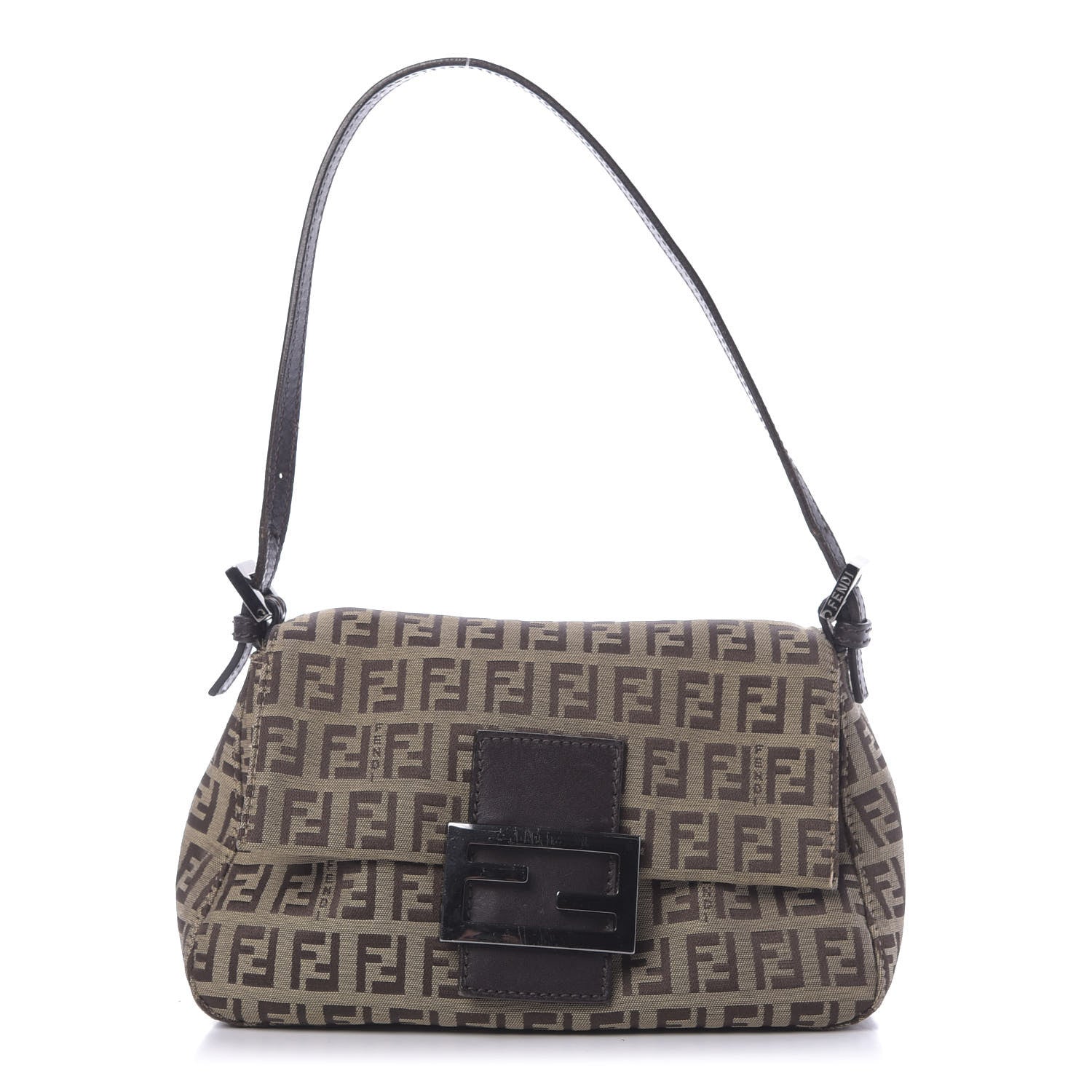 Fendi Zucchino Mini Mama Baguette Tobacco 1 of 10