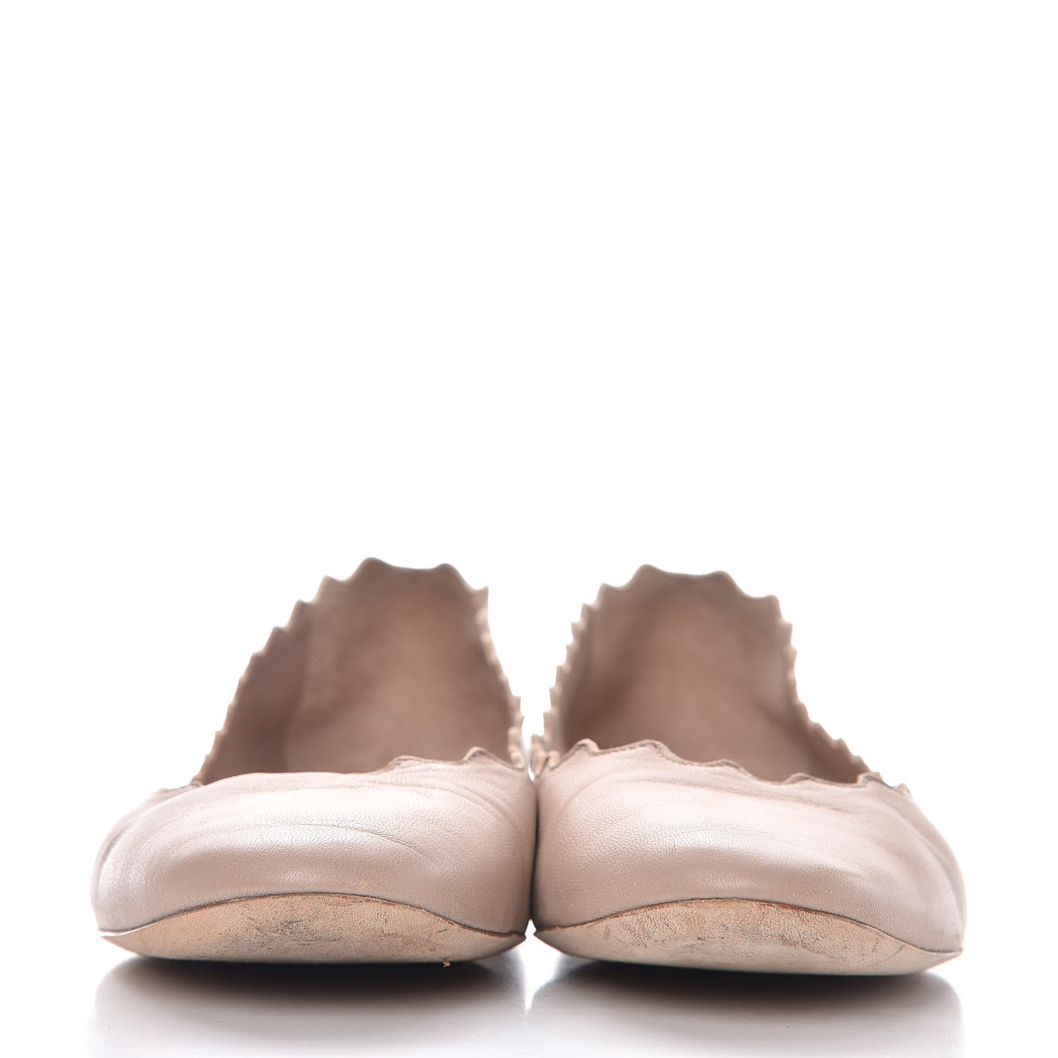 Chloe Calfskin Lauren Ballet Flats 38 Pink Tea 2 of 12