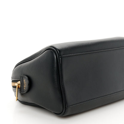 Celine Smooth Calfskin Triomphe Small Boston Bag Black 10 of 11