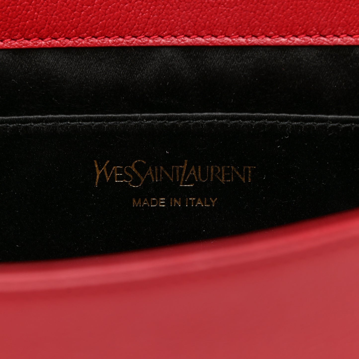 Calfskin Monogram Large Belle De Jour Clutch Red