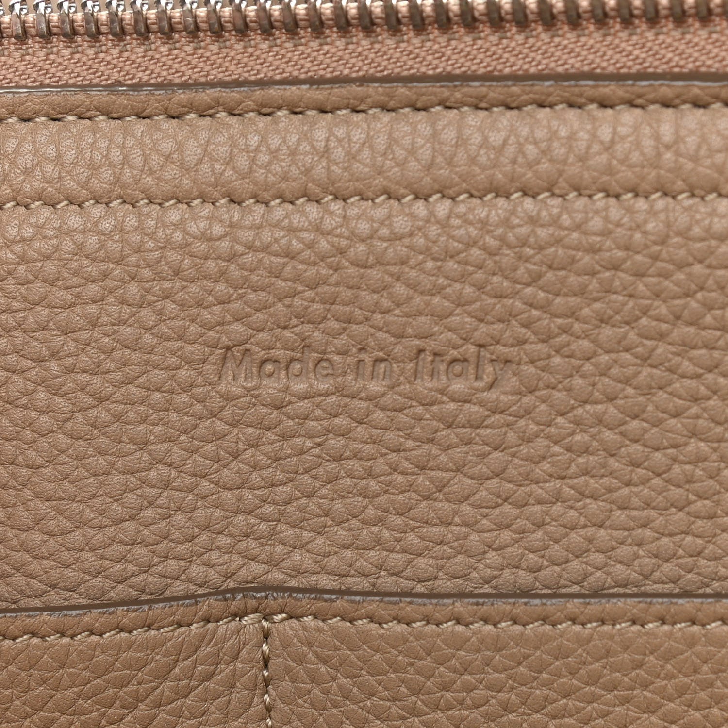 Celine Baby Grained Calfskin Small Tri-Fold Bag Light Taupe 6 of 18
