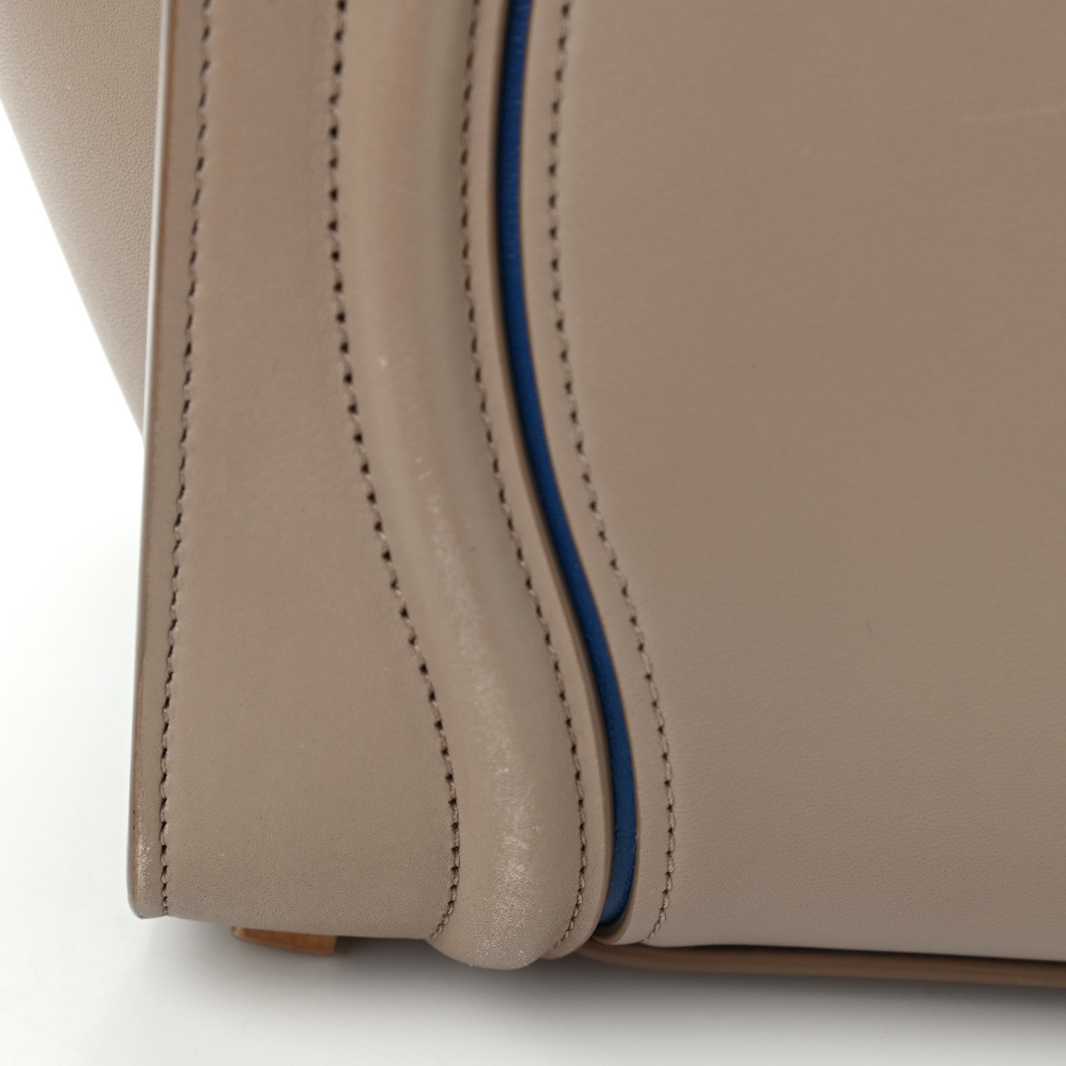 Celine Smooth Calfskin Interstice Micro Luggage Light Taupe 13 of 14