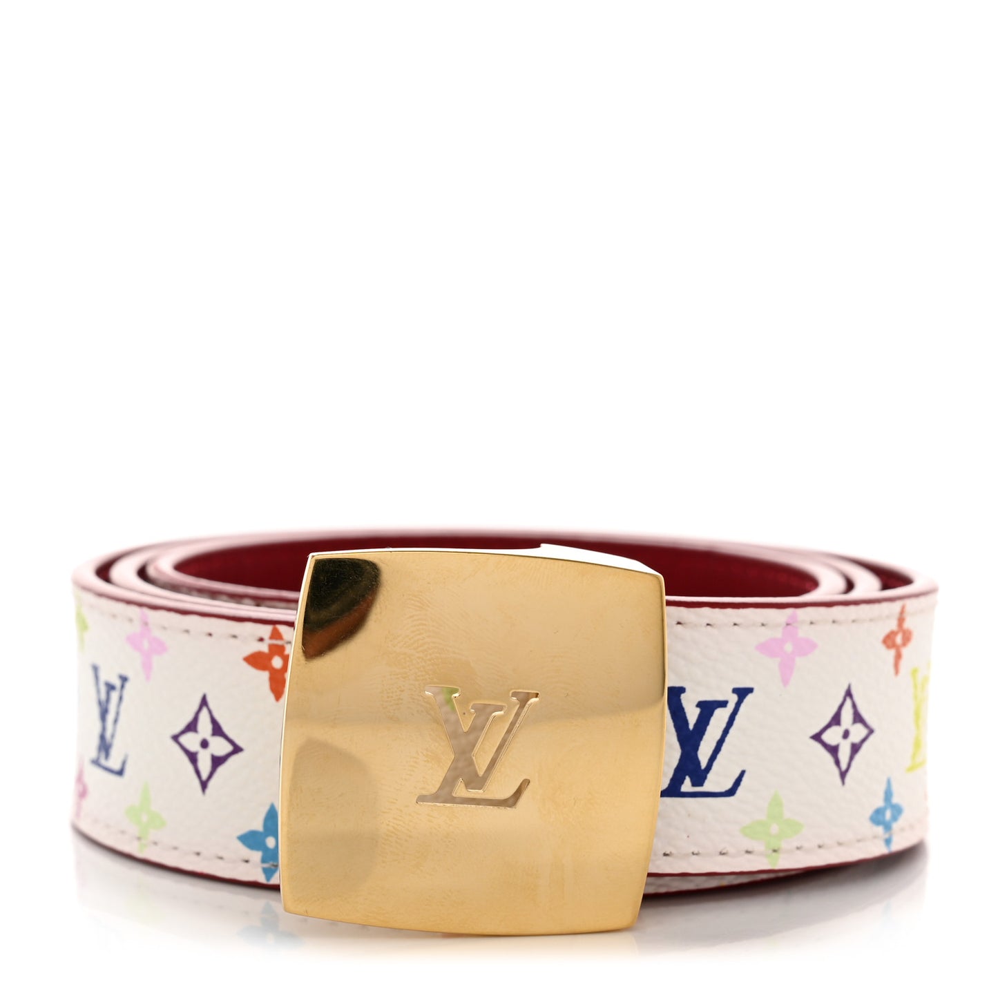 Monogram Multicolor Ceinture Belt 75 30 White