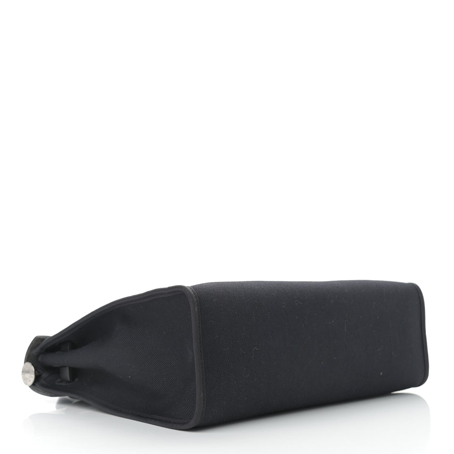 Hermes Military Toile Vache Hunter Herbag Zip PM 31 Black 5 of 11