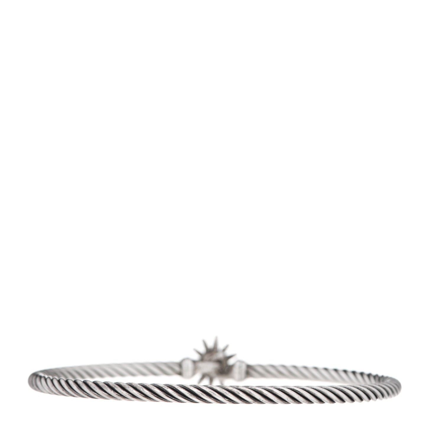 Sterling Silver Diamond Starburst Bracelet