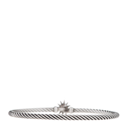 David Yurman Sterling Silver Diamond Starburst Bracelet 2 of 4