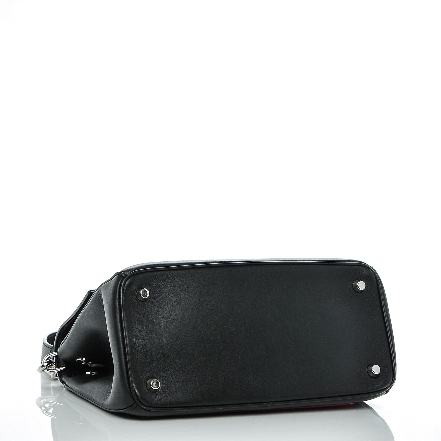 Christian Dior Smooth Calfskin Small Bi-Color Be Dior Flap Black Pink 4 of 7