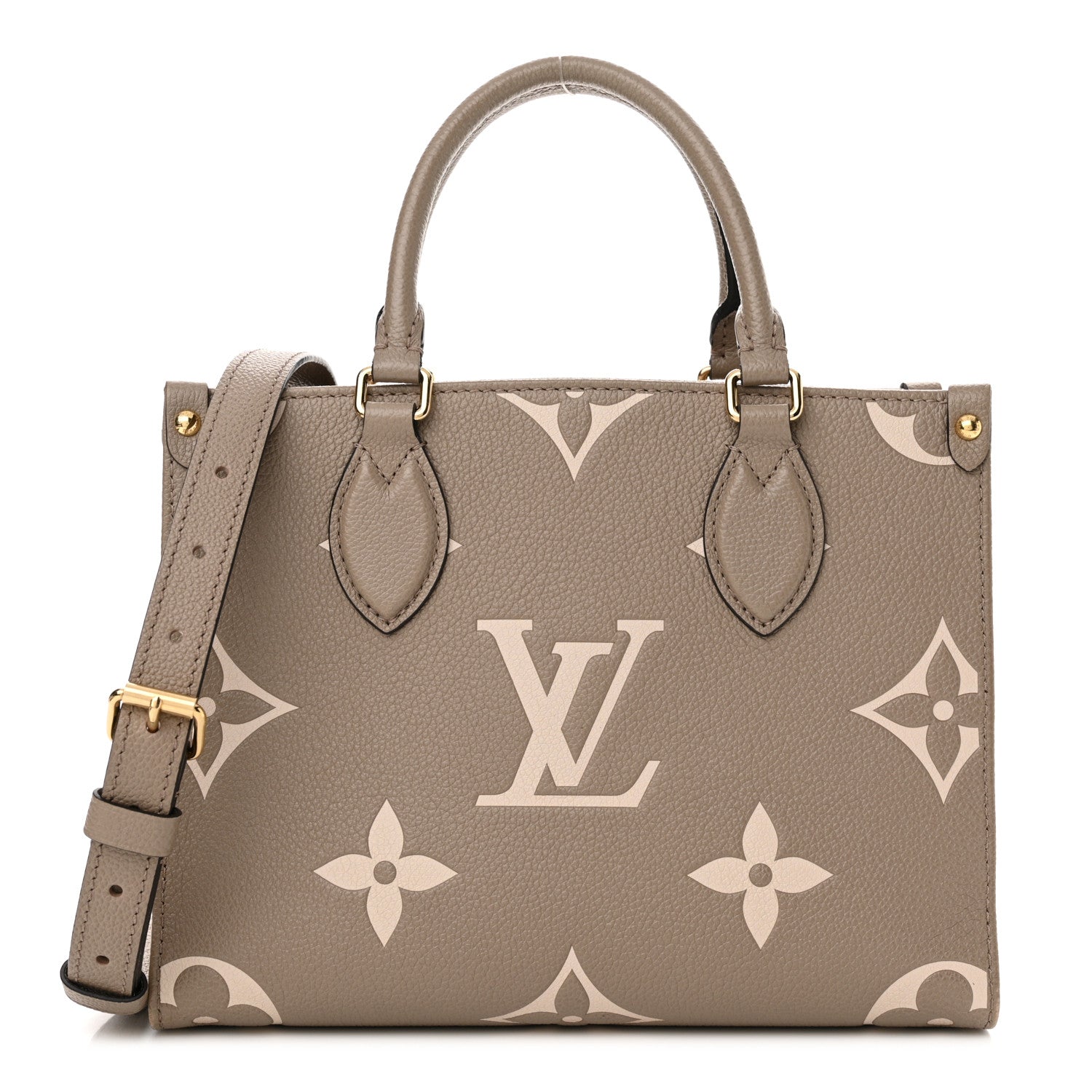 Louis Vuitton Empreinte Monogram Giant Onthego PM Tourterelle Creme 1 of 12