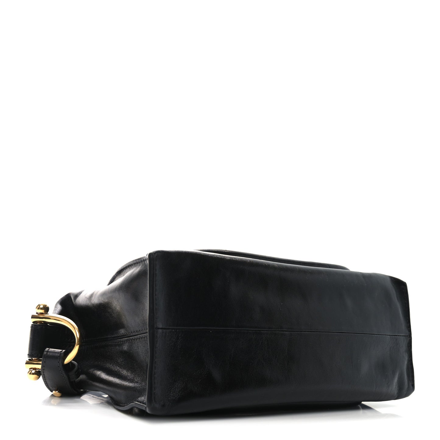 Shiny Calfskin Small Paraty 24 Black