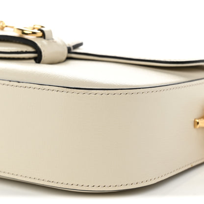 Gucci Azalea Calfskin Small Horsebit 1955 Chain Shoulder Bag Mystic White 10 of 11