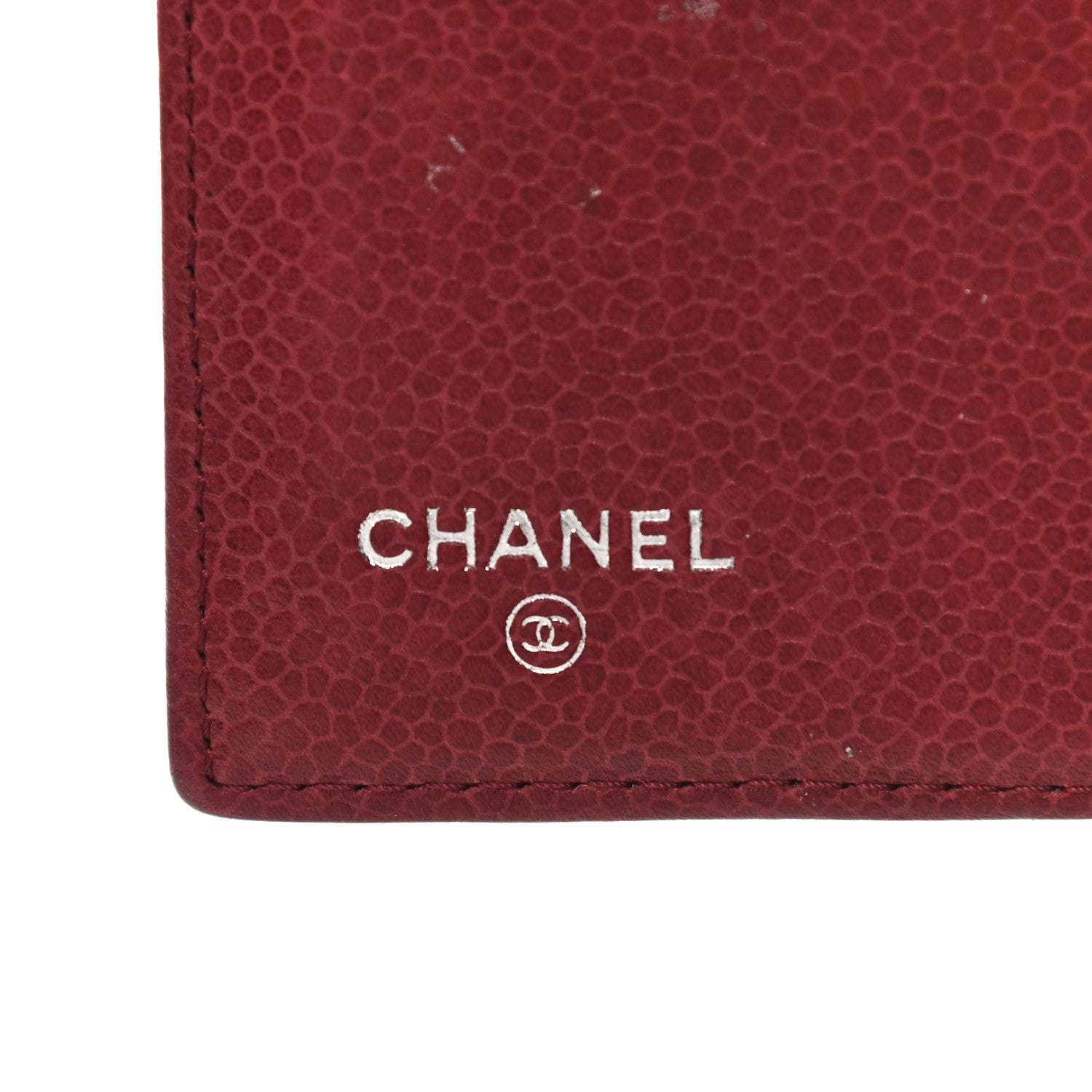 Chanel Caviar Timeless CC Yen Wallet Bordeaux 6 of 22