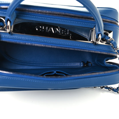 Chanel Calfskin Small Trendy CC Bowling Bag Blue 5 of 11