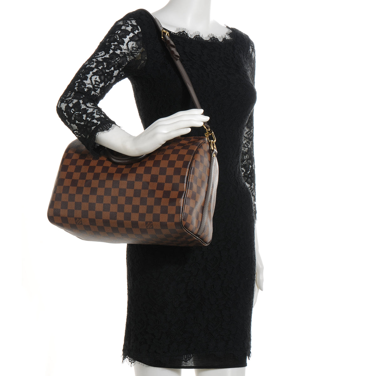 Damier Ebene Speedy Bandouliere 30