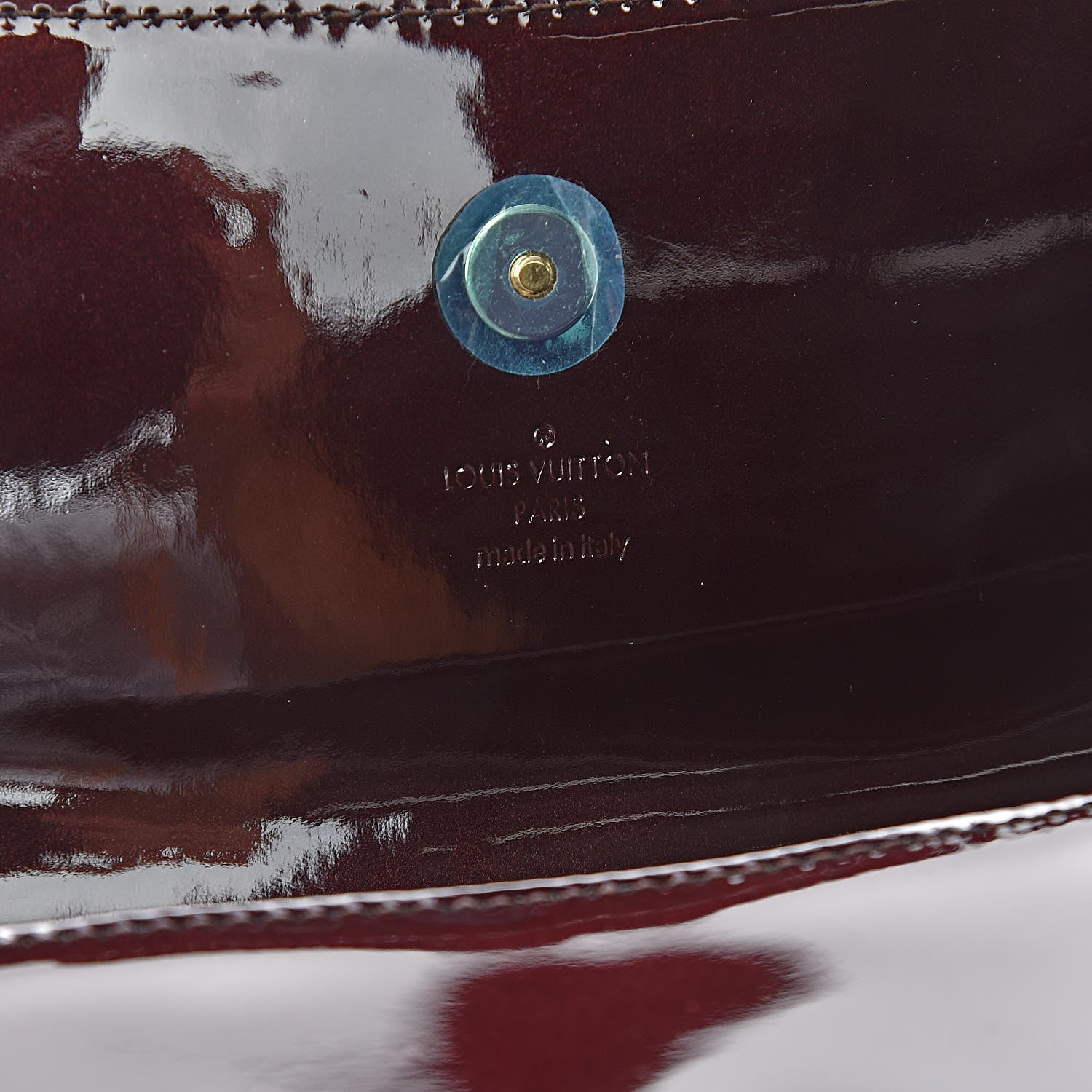 Louis Vuitton Patent Sobe Clutch Amarante 6 of 6