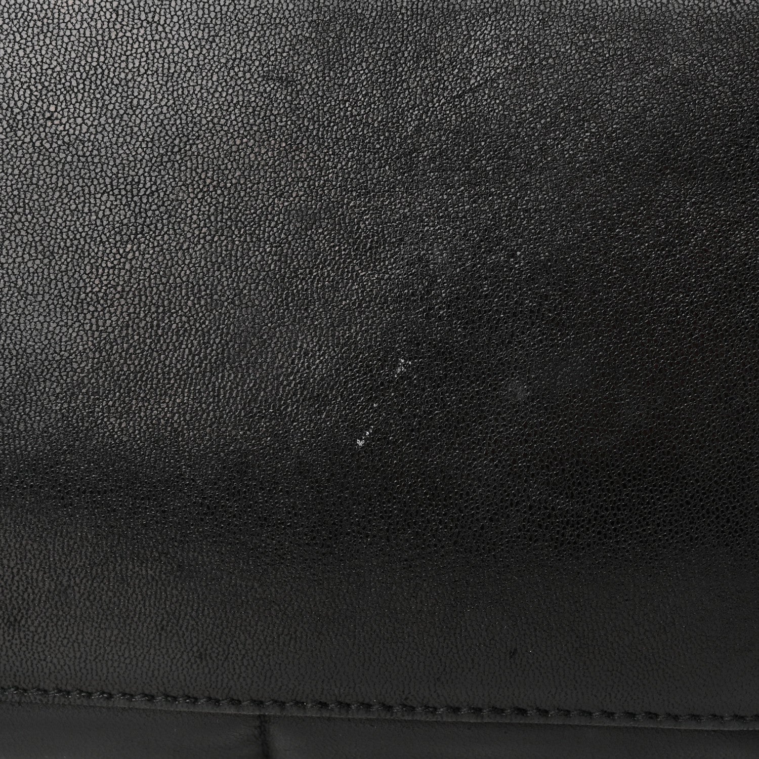 Saint Laurent Lambskin Quilted Medium Loulou Puffer Monogram Chain Satchel Black 12 of 12