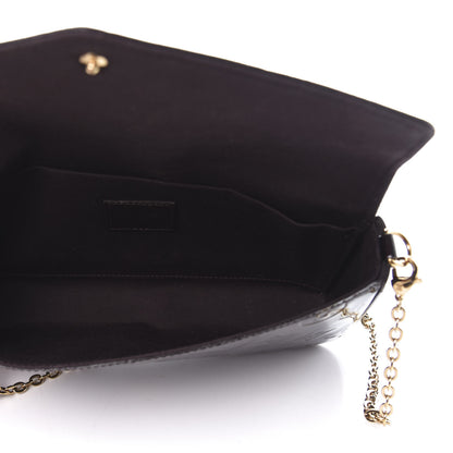 Louis Vuitton Vernis Pochette Felicie Chain Wallet Amarante 4 of 12