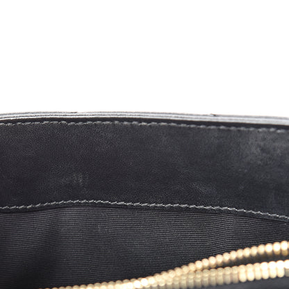 Saint Laurent Calfskin Y Quilted Monogram Small Loulou Chain Satchel Black 12 of 12