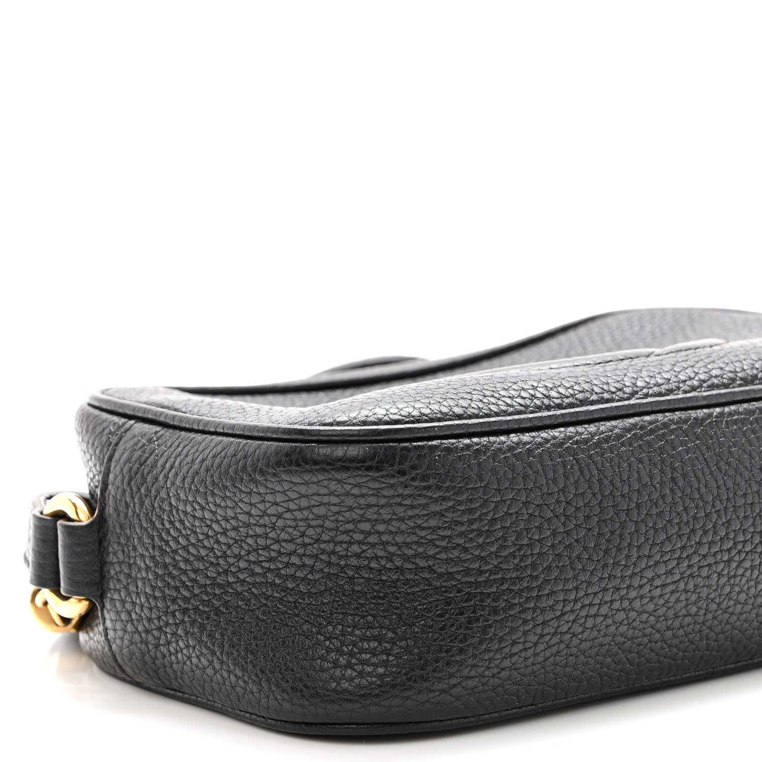 Gucci Pebbled Calfskin Mini Soho Disco Bag Black 9 of 10