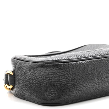 Gucci Pebbled Calfskin Mini Soho Disco Bag Black 9 of 10