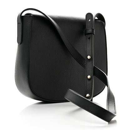 Mansur Gavriel Calfskin Flap Crossbody Bag Black 2 of 7