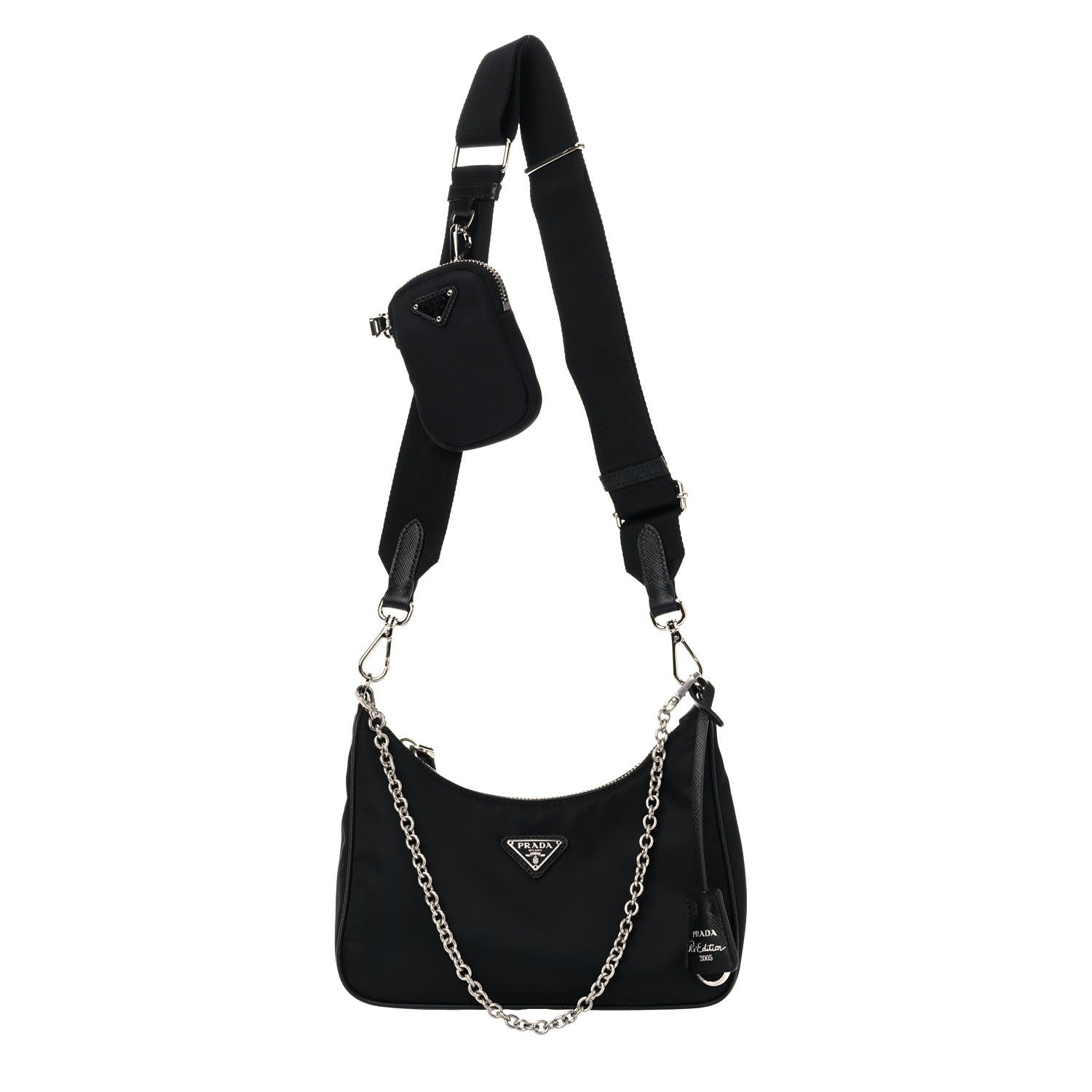 Prada Nylon Re-Edition 2005 Shoulder Bag Black 1 of 9