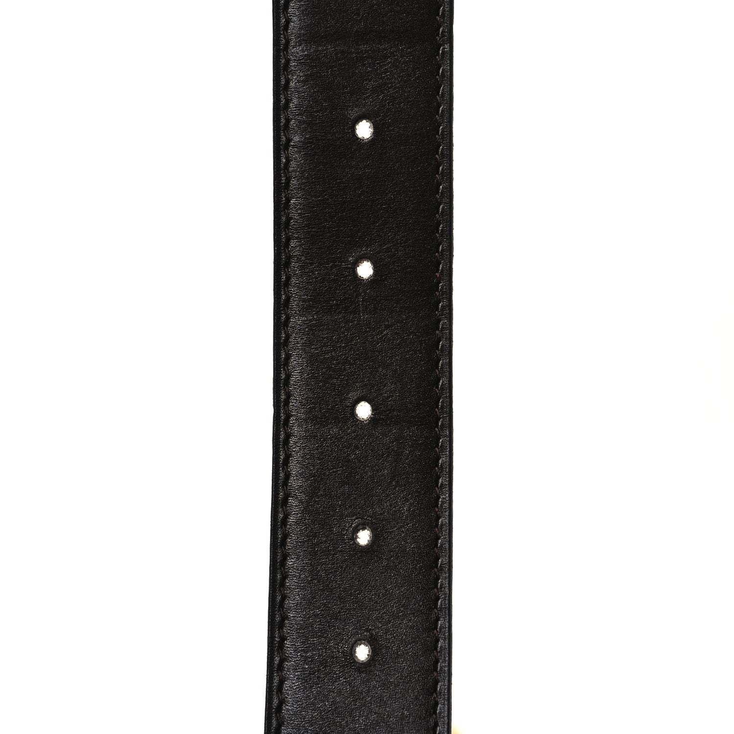 Hermes Box Togo 32mm H Belt 85 Chocolate Orange 4 of 4