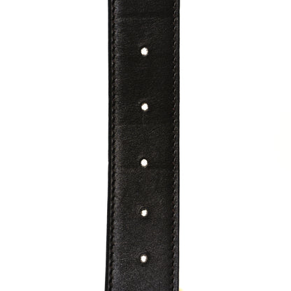 Hermes Box Togo 32mm H Belt 85 Chocolate Orange 4 of 4
