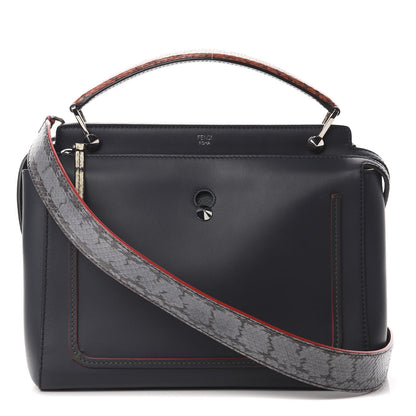 Fendi Vitello Baltico Dolce Elaphe DotCom Satchel Lavagna Ortensia Multicolor 1 of 13