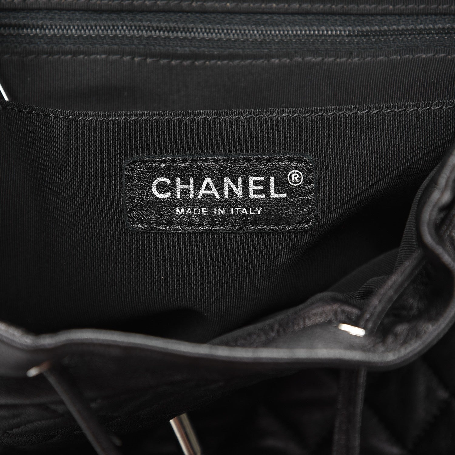 Chanel Lambskin Quilted Large Urban Spirit Backpack Black 6 of 8
